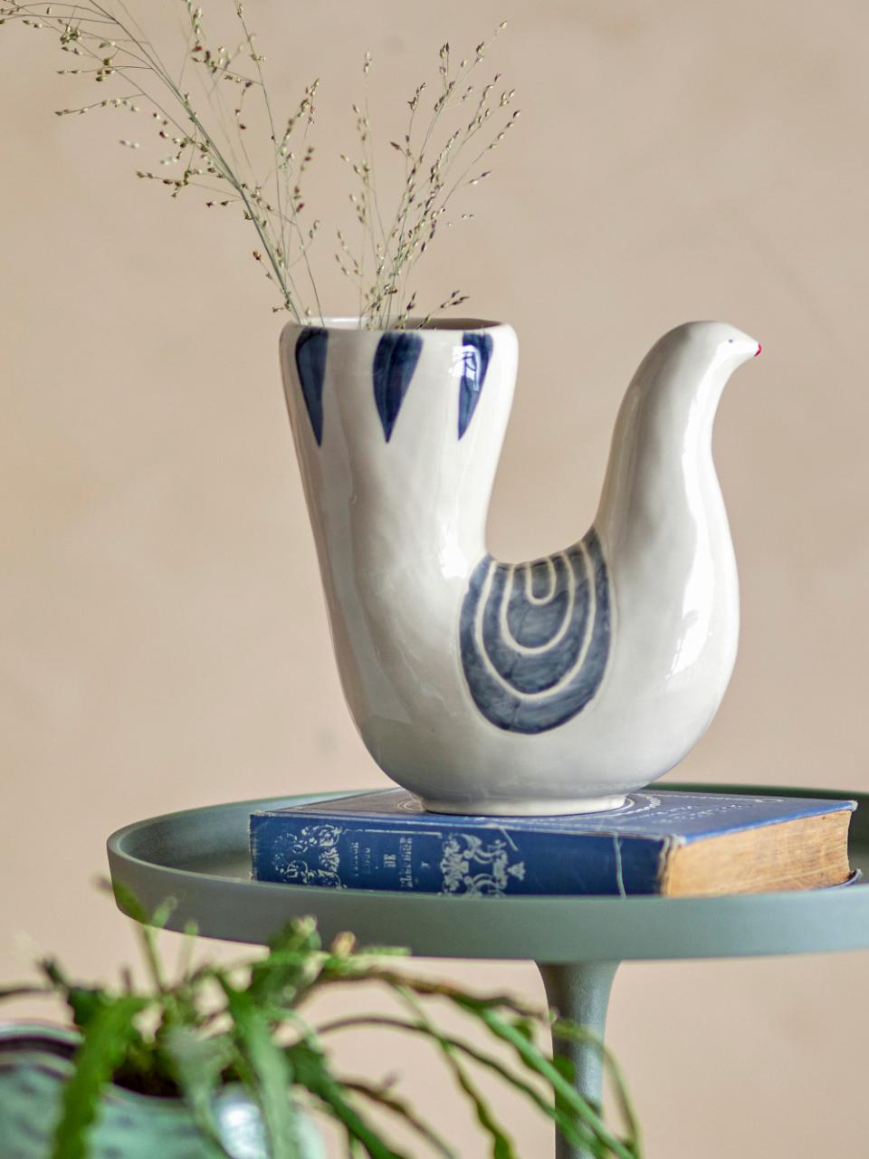 Bird vase stoneware