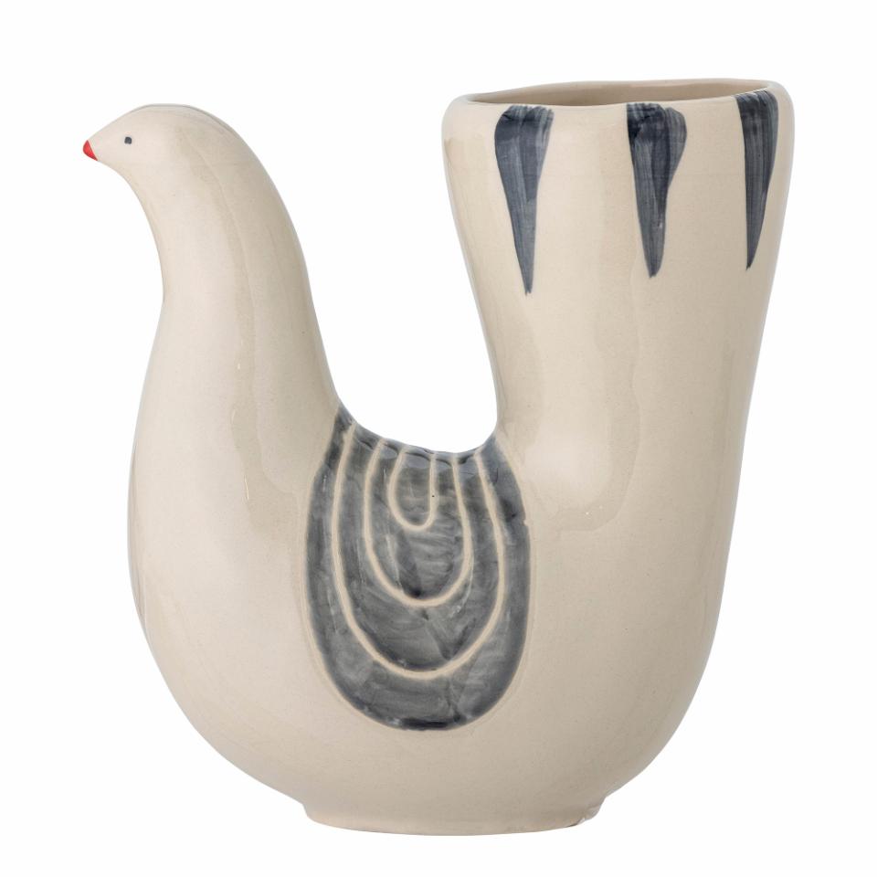 Bird vase stoneware - 2