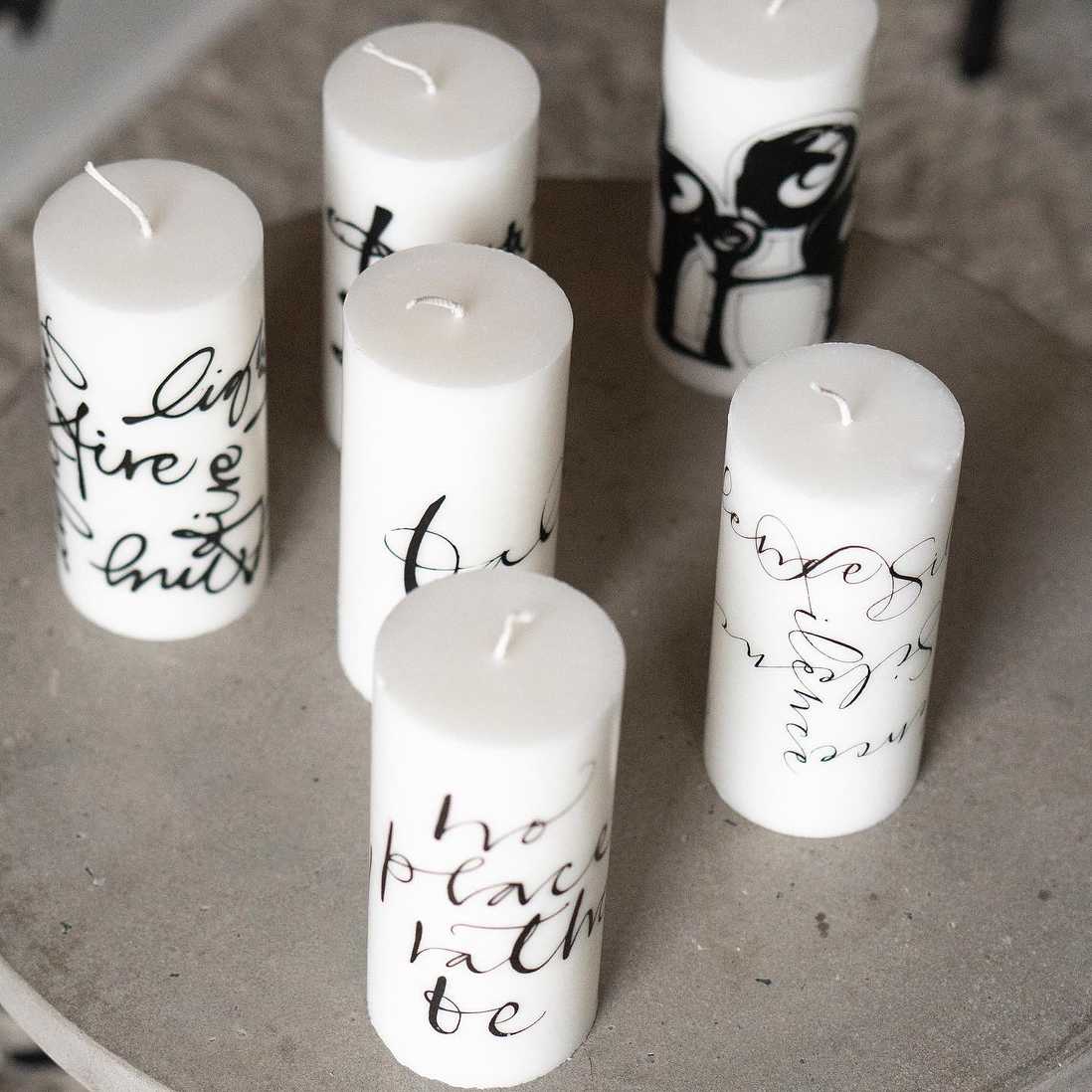 Ylva Skarp Blockljus "Burn baby burn" - 4