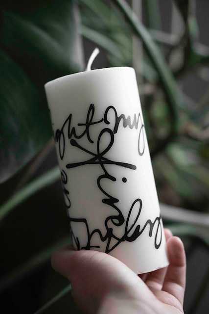 Ylva Skarp Blockljus "light my fire" - 2