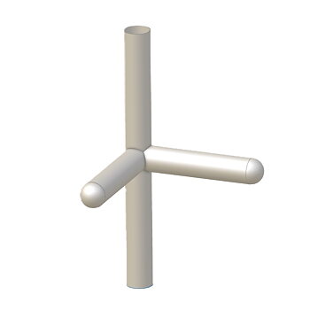 Silicone Connection bladder, Corner, 90-150-100-100-90
