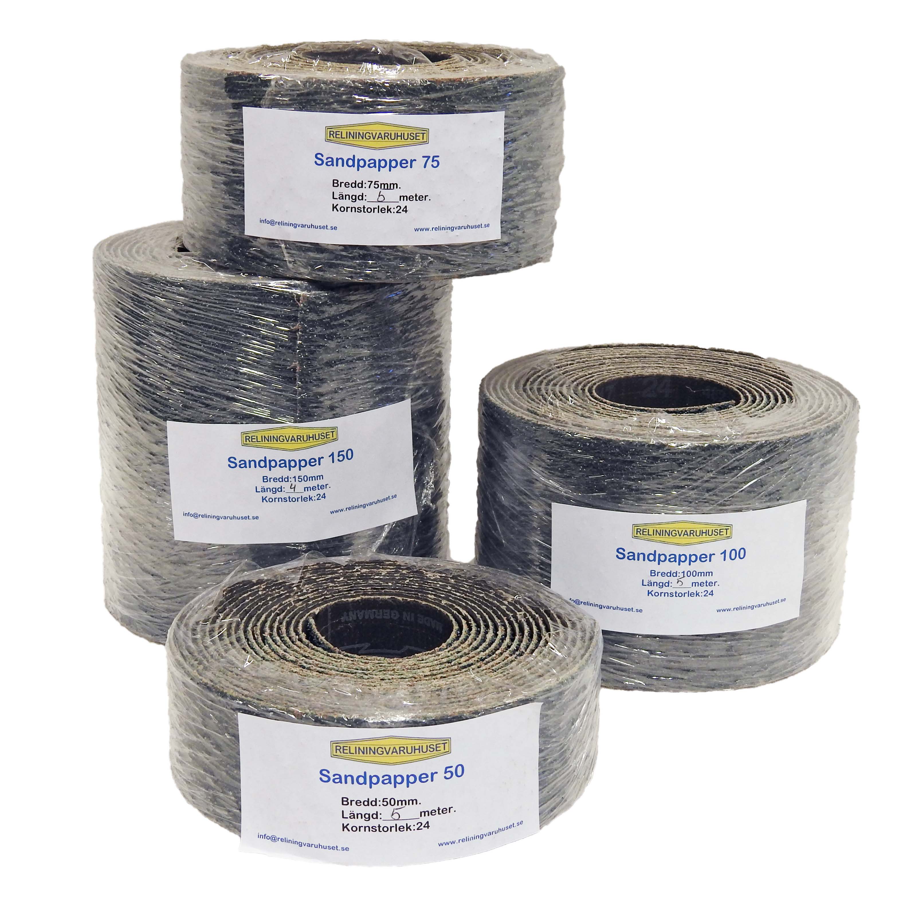 Sandpaper Green, 100mm. - 2