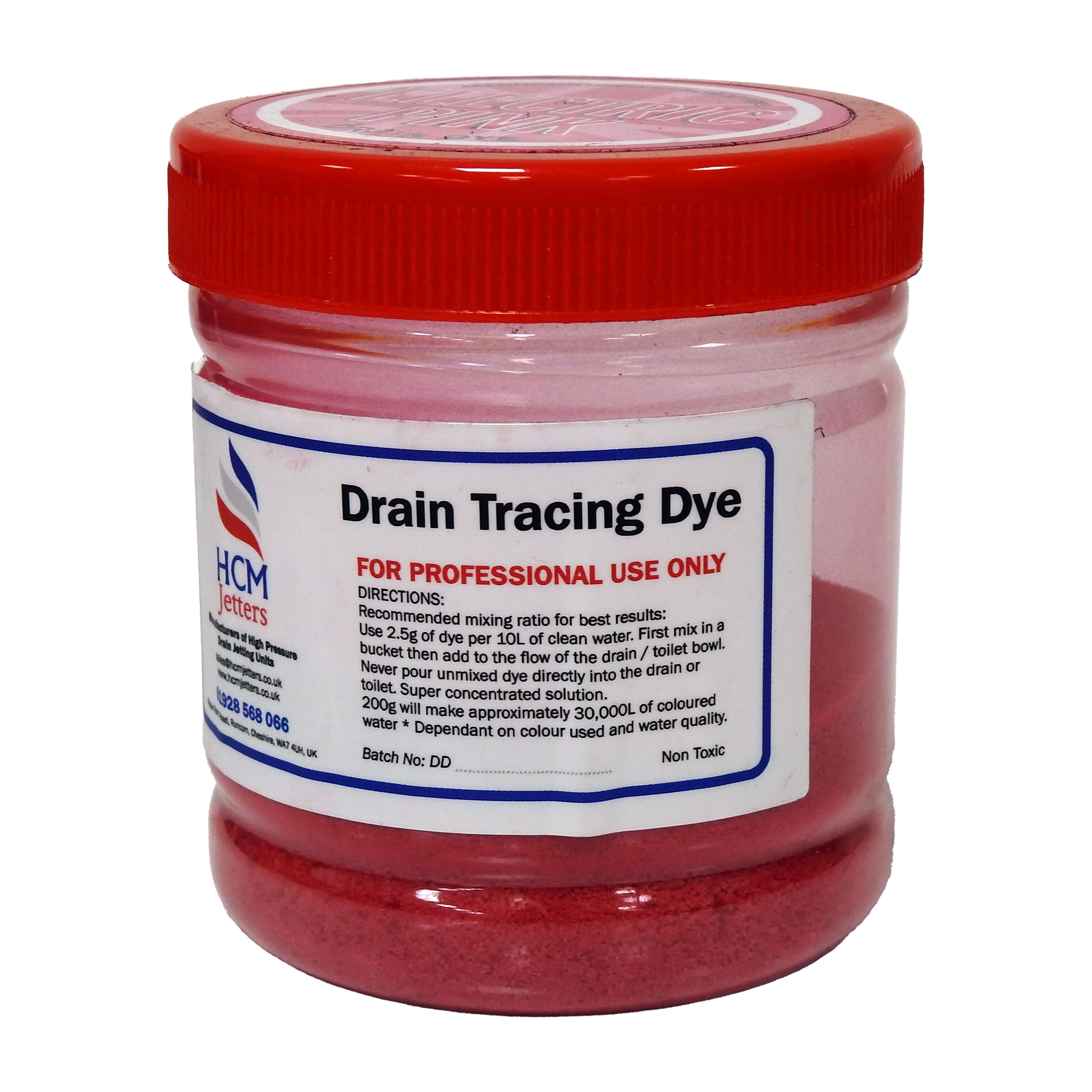 Drain Tracing Dye, Electric Pink - 2