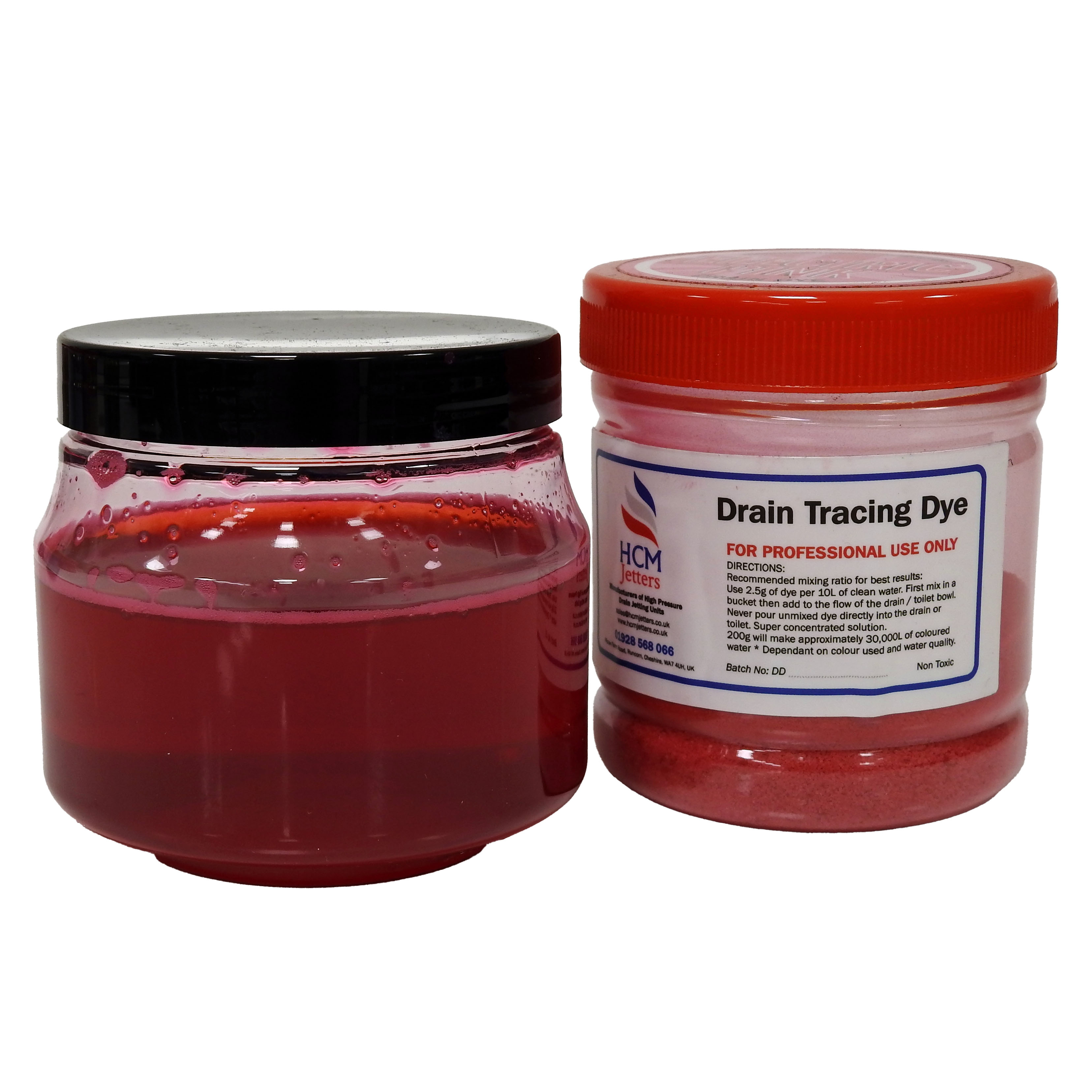 Drain Tracing Dye, Electric Pink - 3