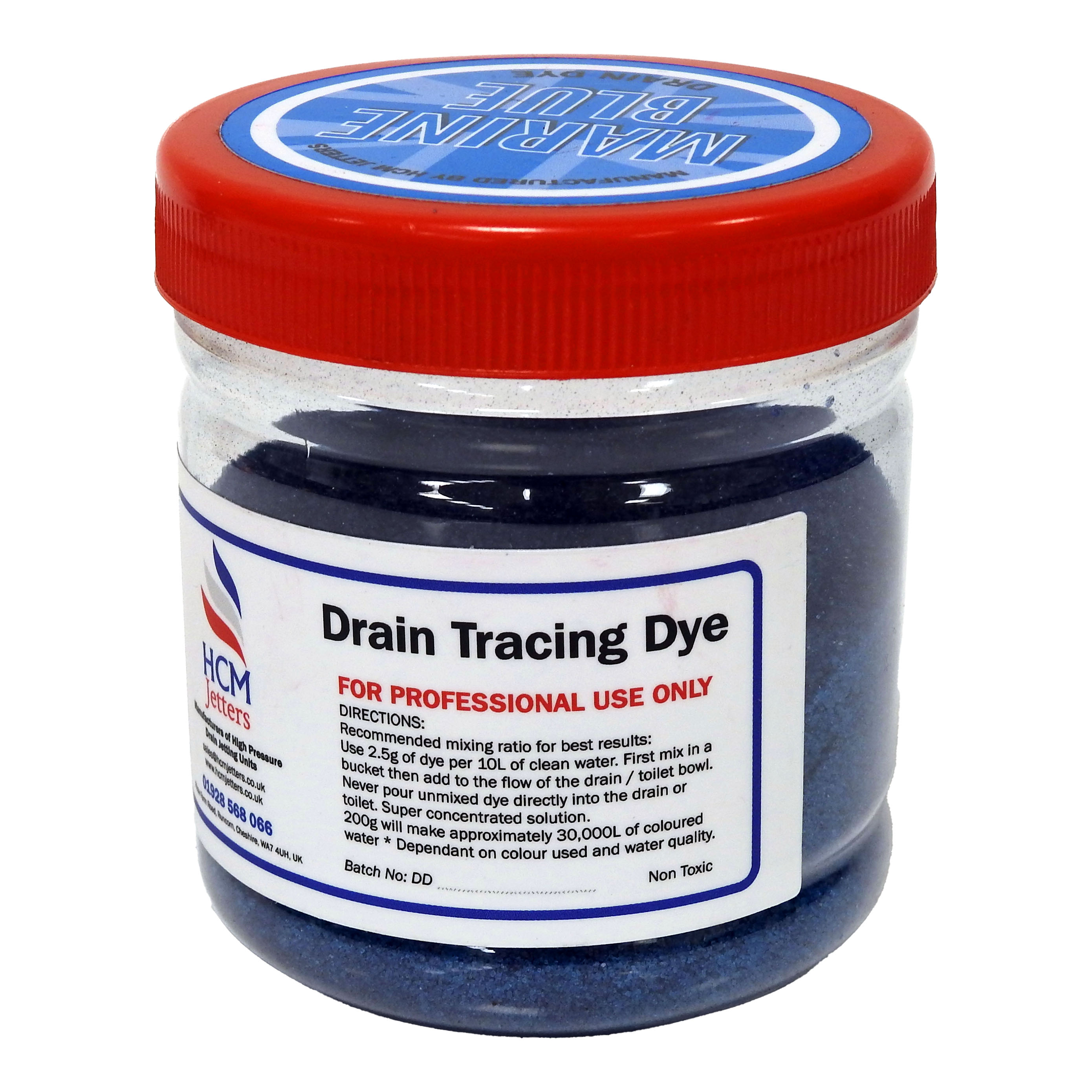 Drain Tracing Dye, Marine Blue - 2