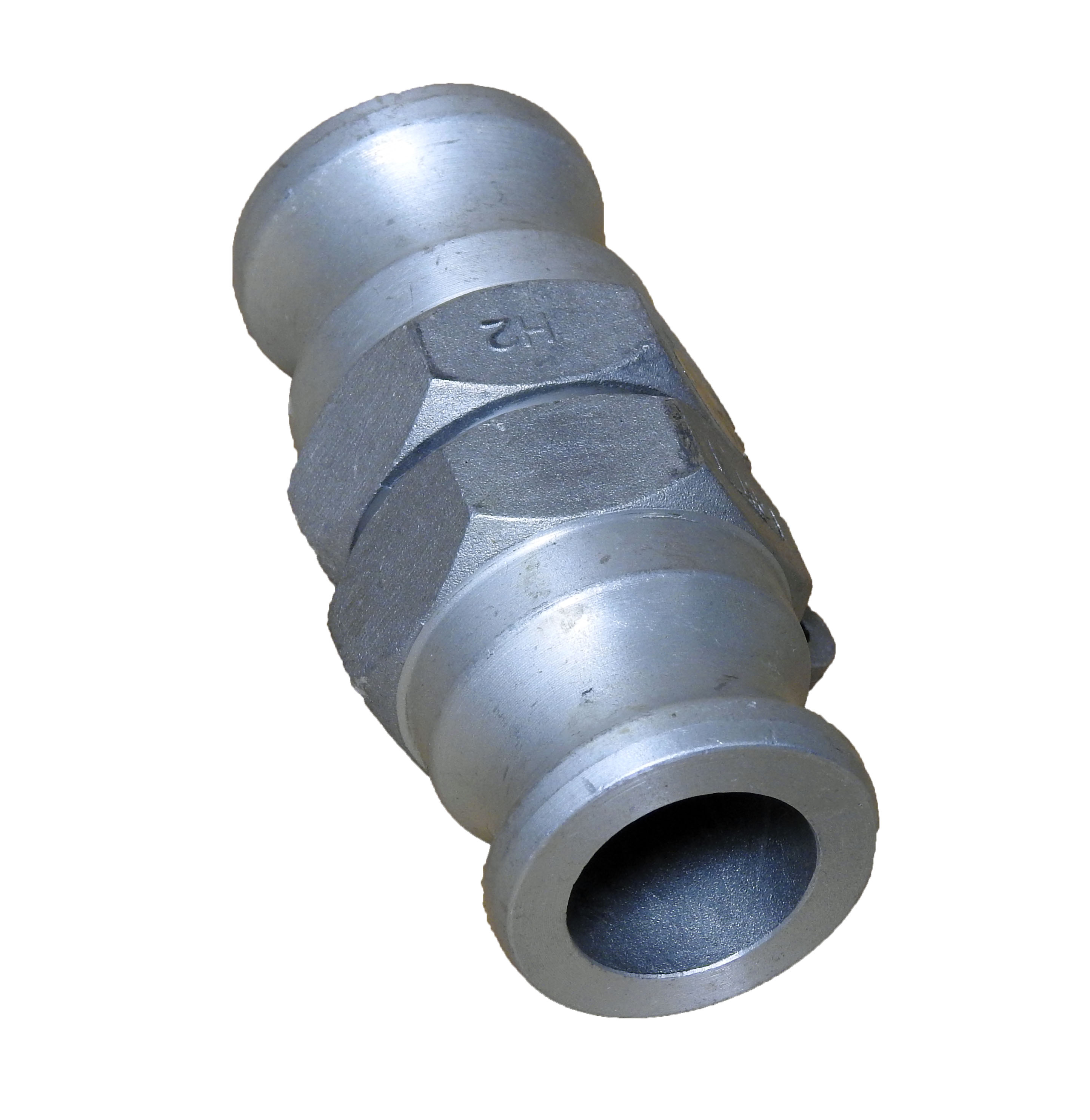 Skarvadapter Camlock, hane-hane. - 2
