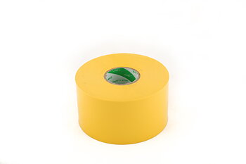 Plastic tape yellow, 50mm.