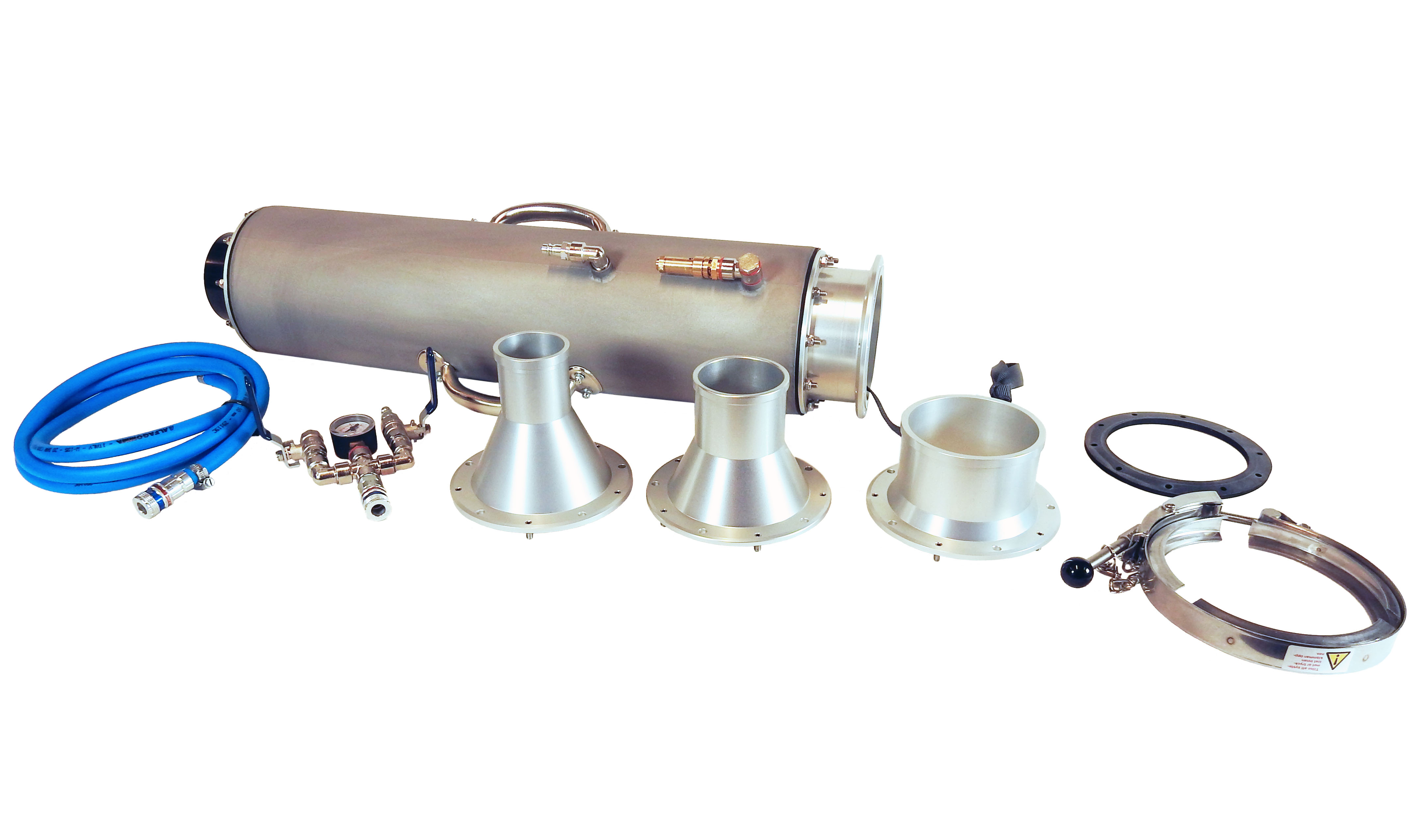 Quickshooter 150 "short", kit DN75, 100, 150mm.