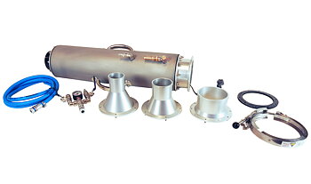 Quickshooter 150 "short", kit DN75, 100, 150mm.