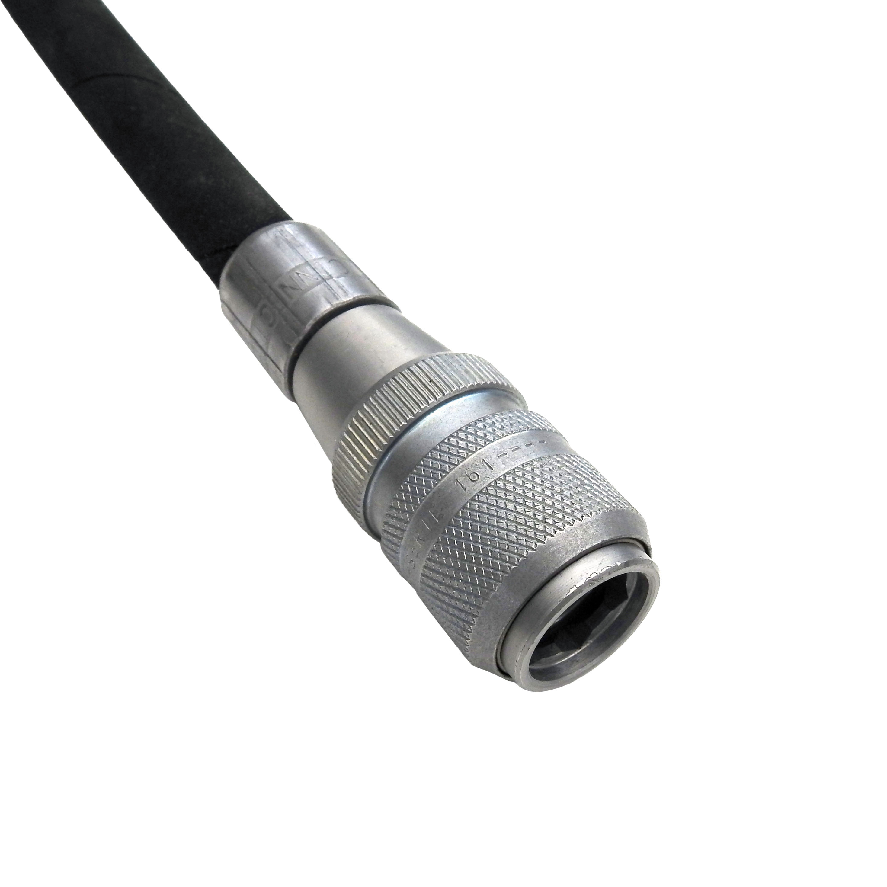 Flex adapter with S161 female hex connector. - 2