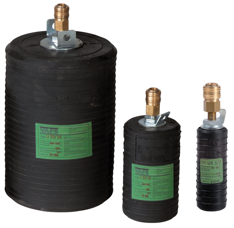 Short pipe stopper UK-7/10 for DN70-100mm.