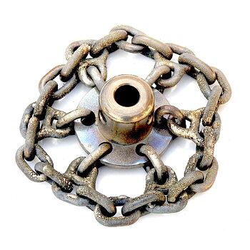 Round cleaning chain WCNT. DN100mm. for flexible shaft 10mm.