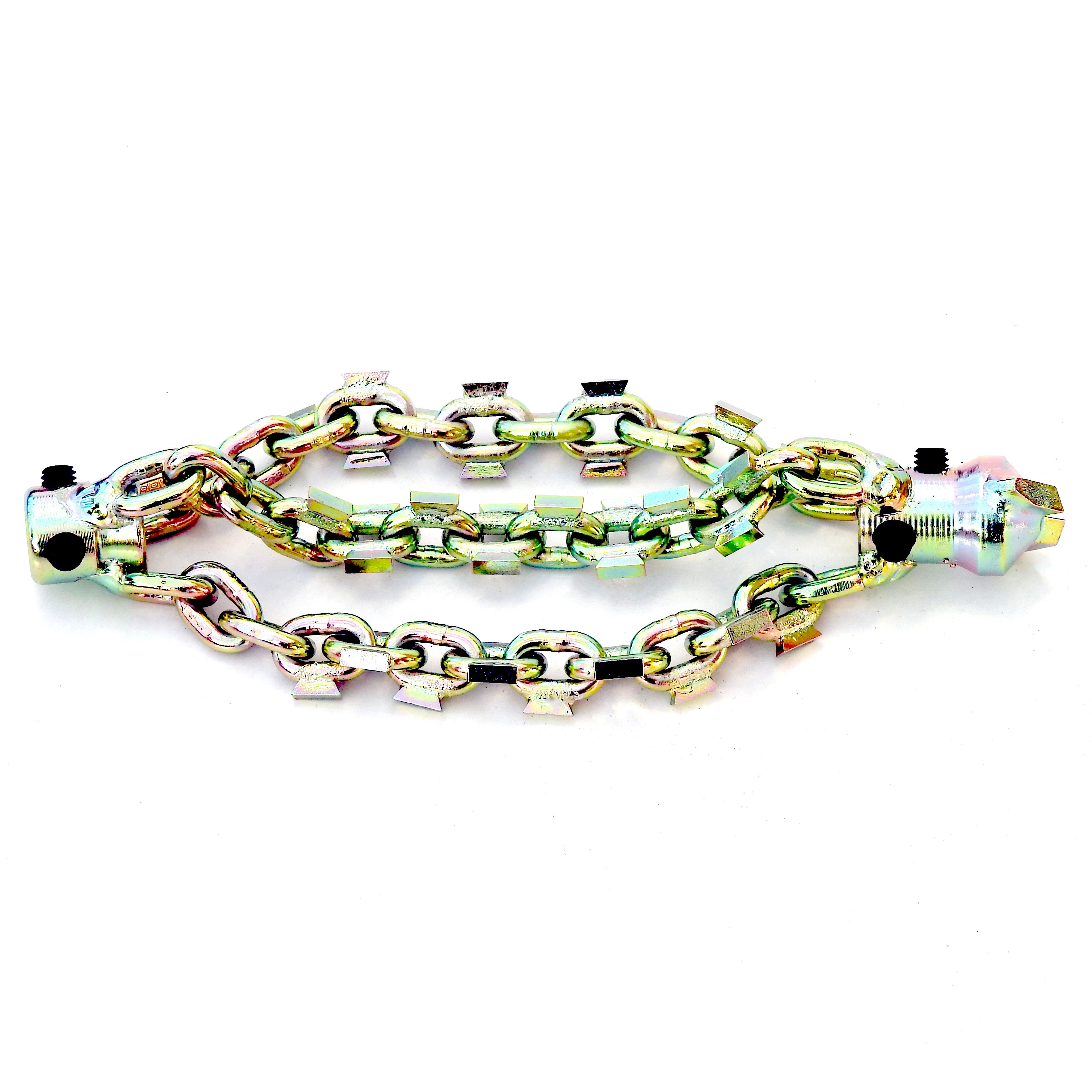 Grinding chain DR, Drill head. DN70mm. for flexible shaft 10mm. - 4