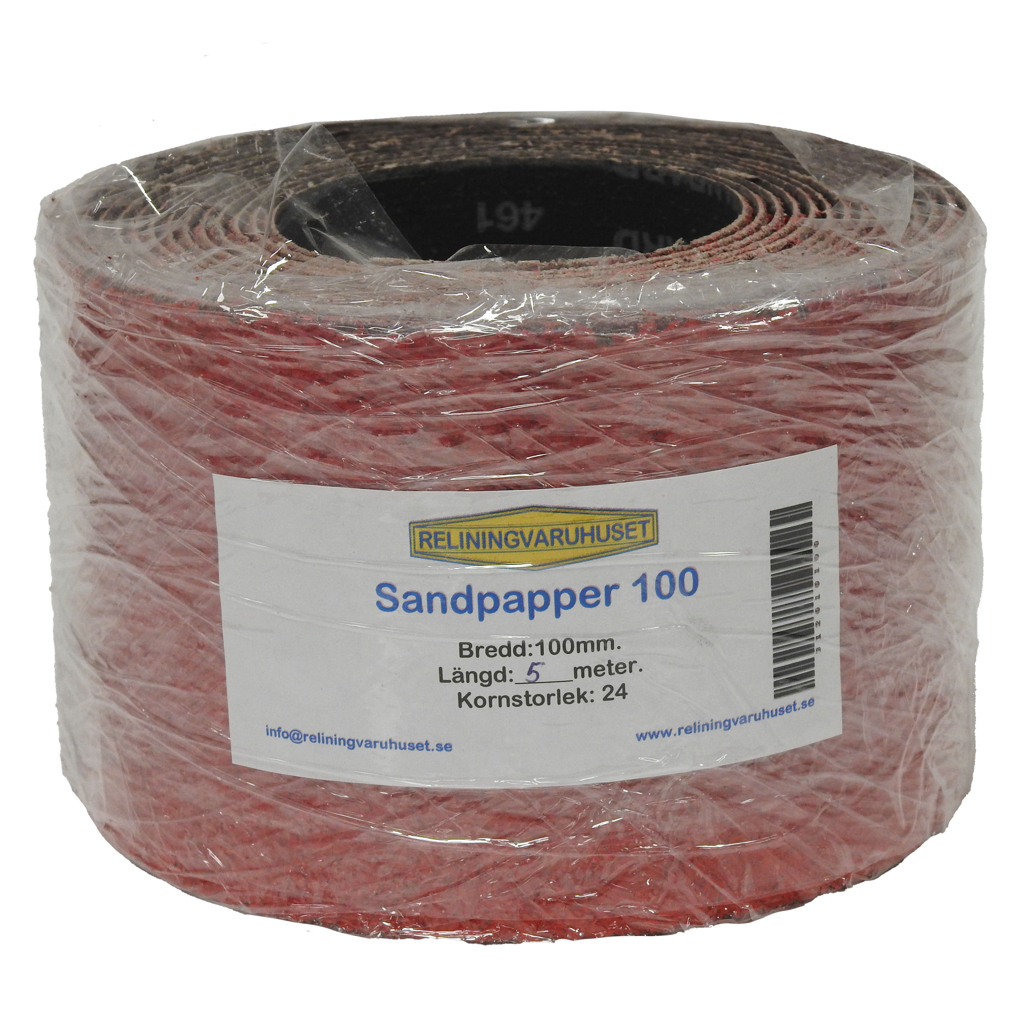 Sandpapper Röd, 150mm.