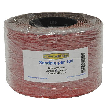Sandpaper Red, 150mm.