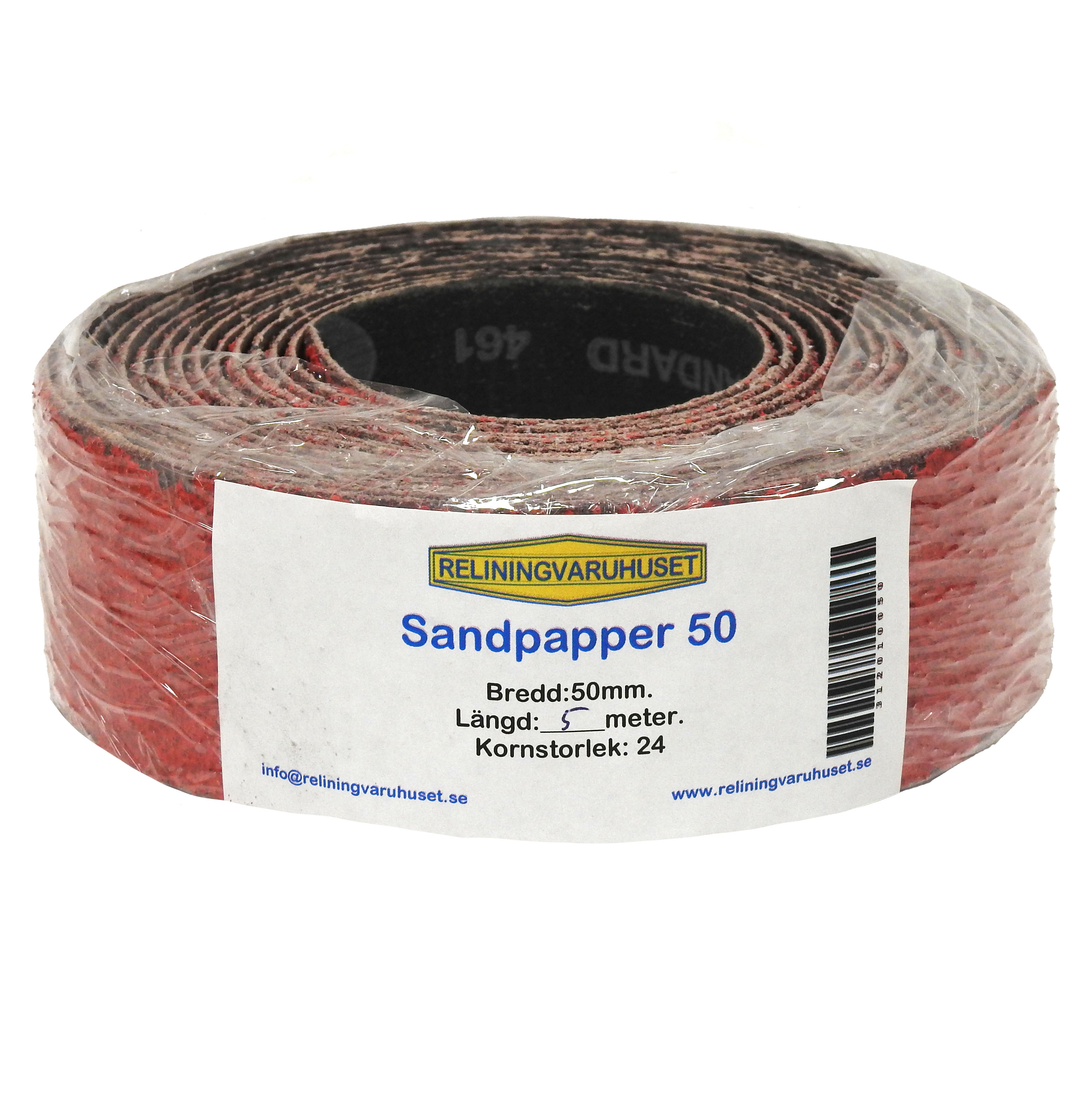 Sandpaper Red, 50mm.