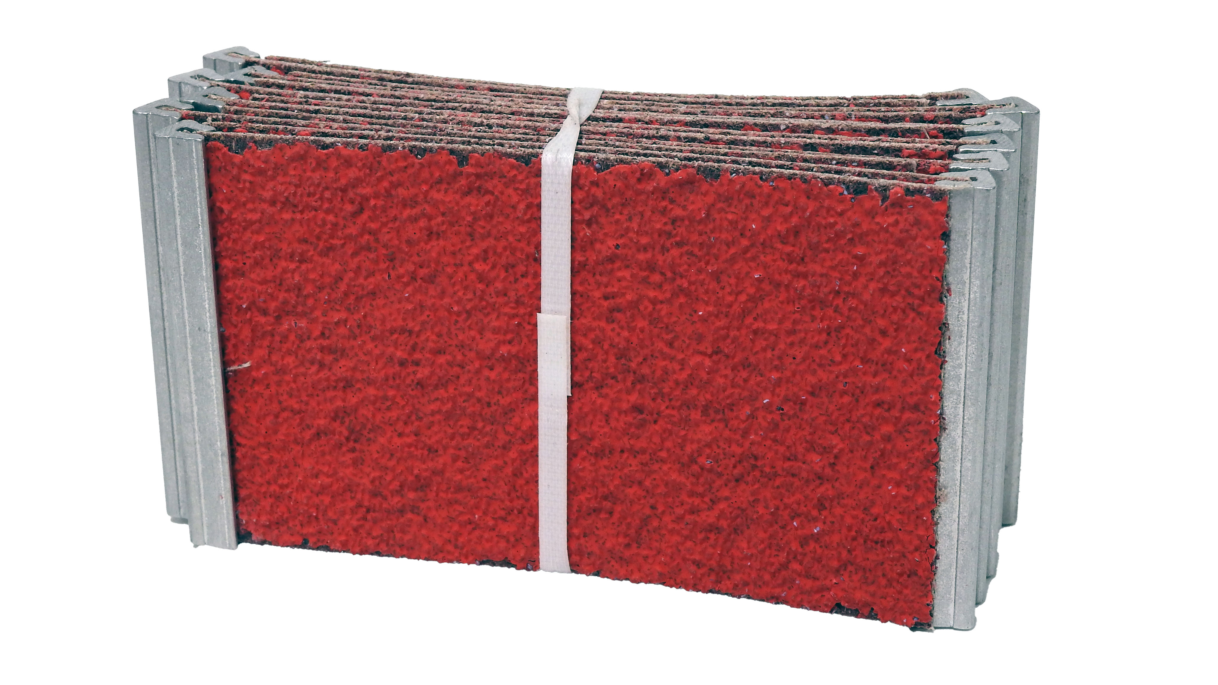 Sandpapperblad 75 x 125mm. med profil - 2