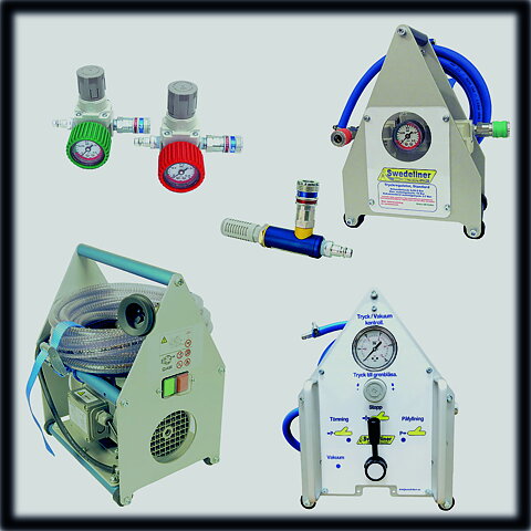 Pressure regulators and Vacuum units