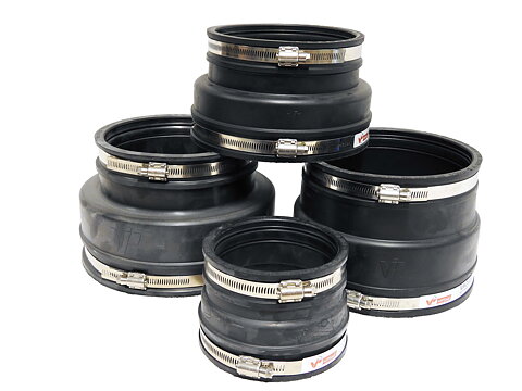 Flexible adaptor couplings.