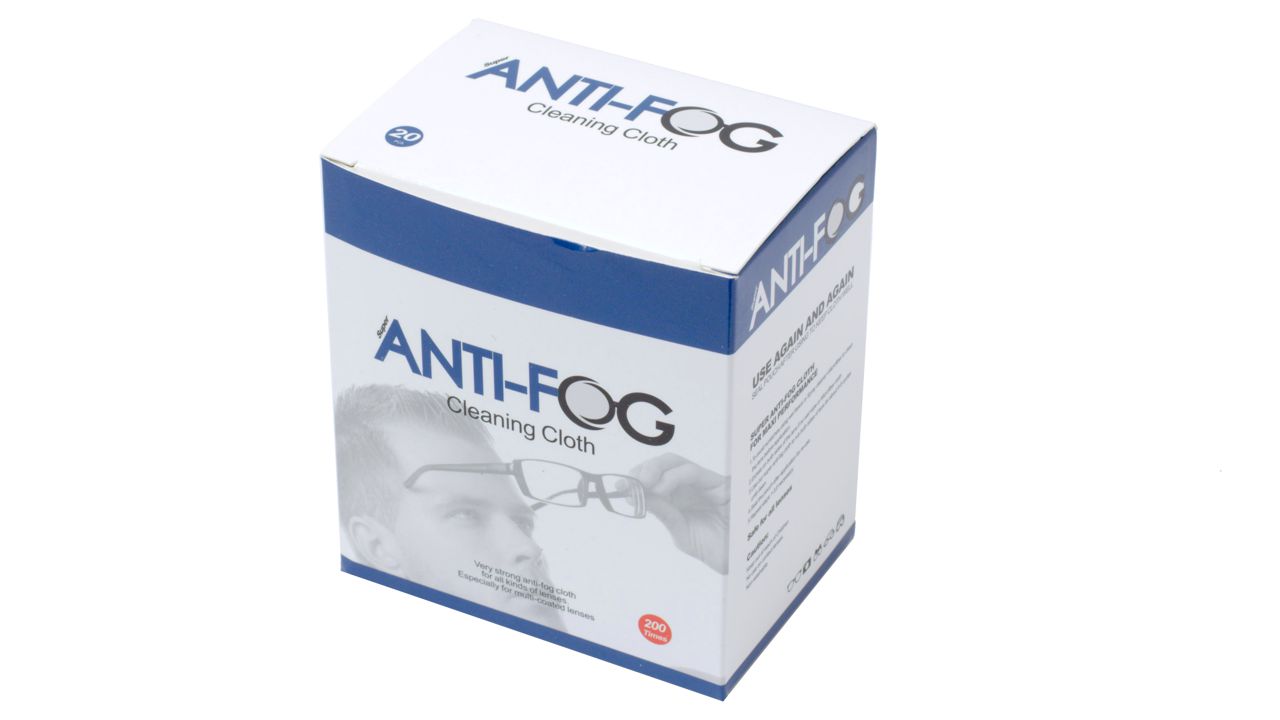 20 pcs anti fog cleaning cloths