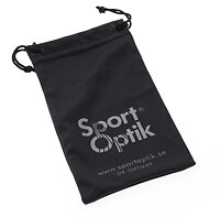 Microfiber pouch with screen print