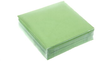 Unprinted microfibre cloths, 100 pcs, 15 x 15 cm.