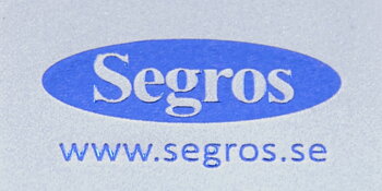 Inside print, blue hot foil