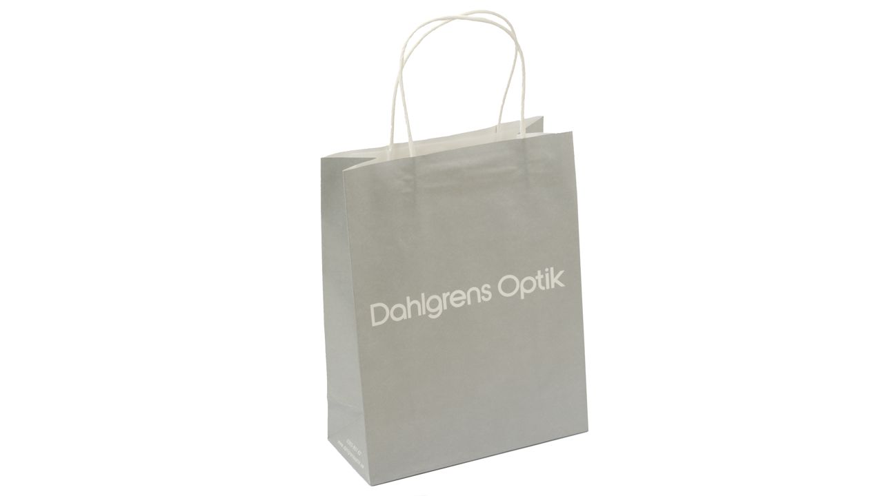 Kraftpapperspåse med tvistade handtag - 7