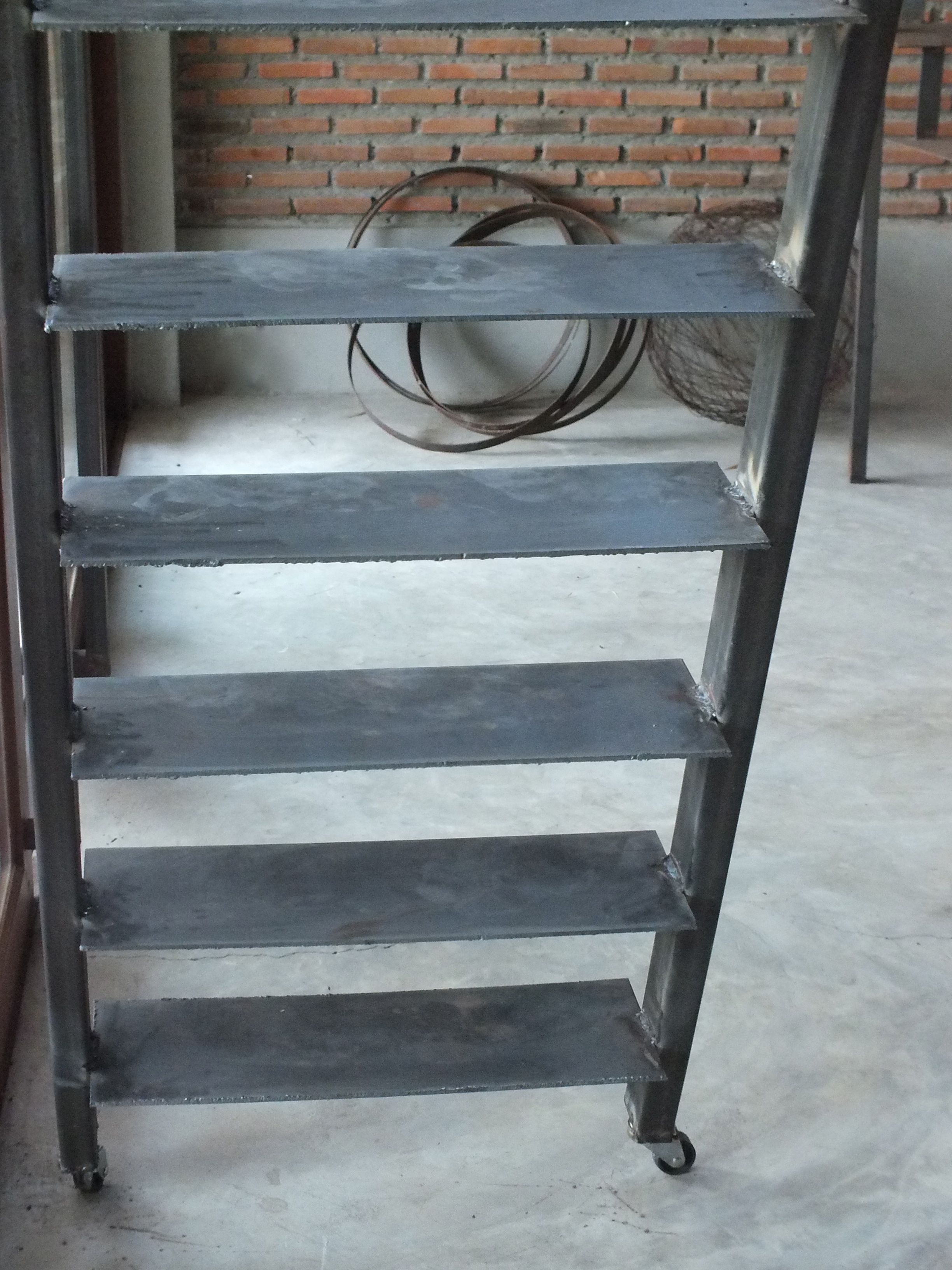 TRAPPA ENKEL  STÅL  - 2