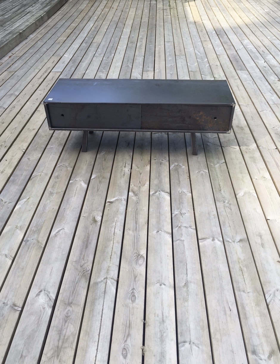 BÄNK STÅL LÅG - 4