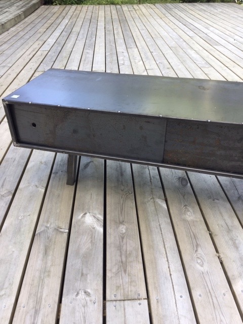 BÄNK STÅL LÅG - 7