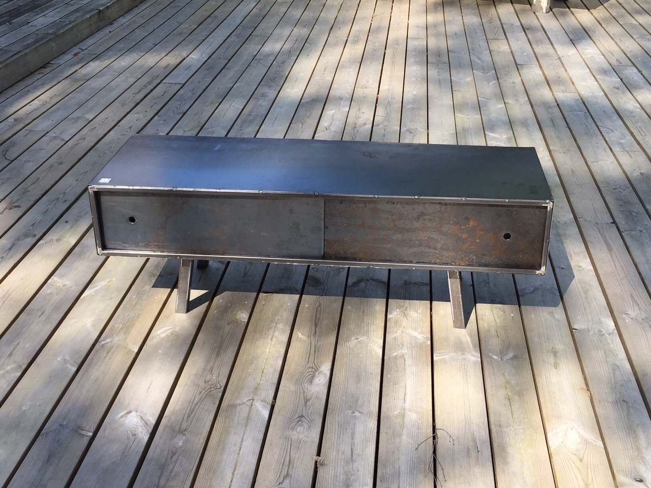 BÄNK STÅL LÅG