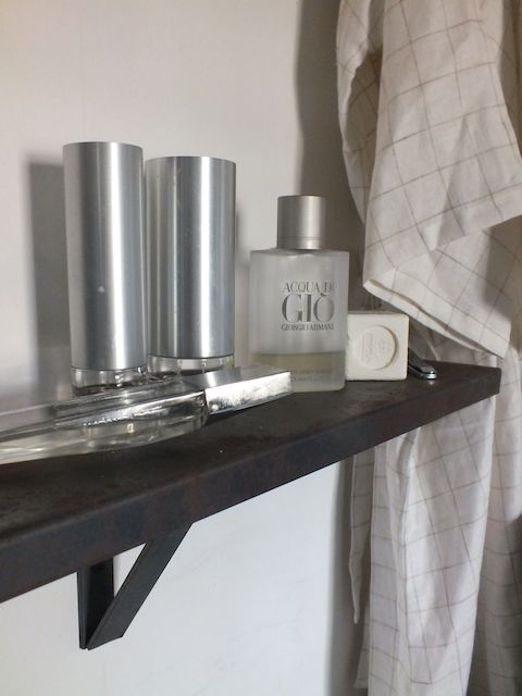 HYLLA / BÄNKSKIVA STÅL - 2