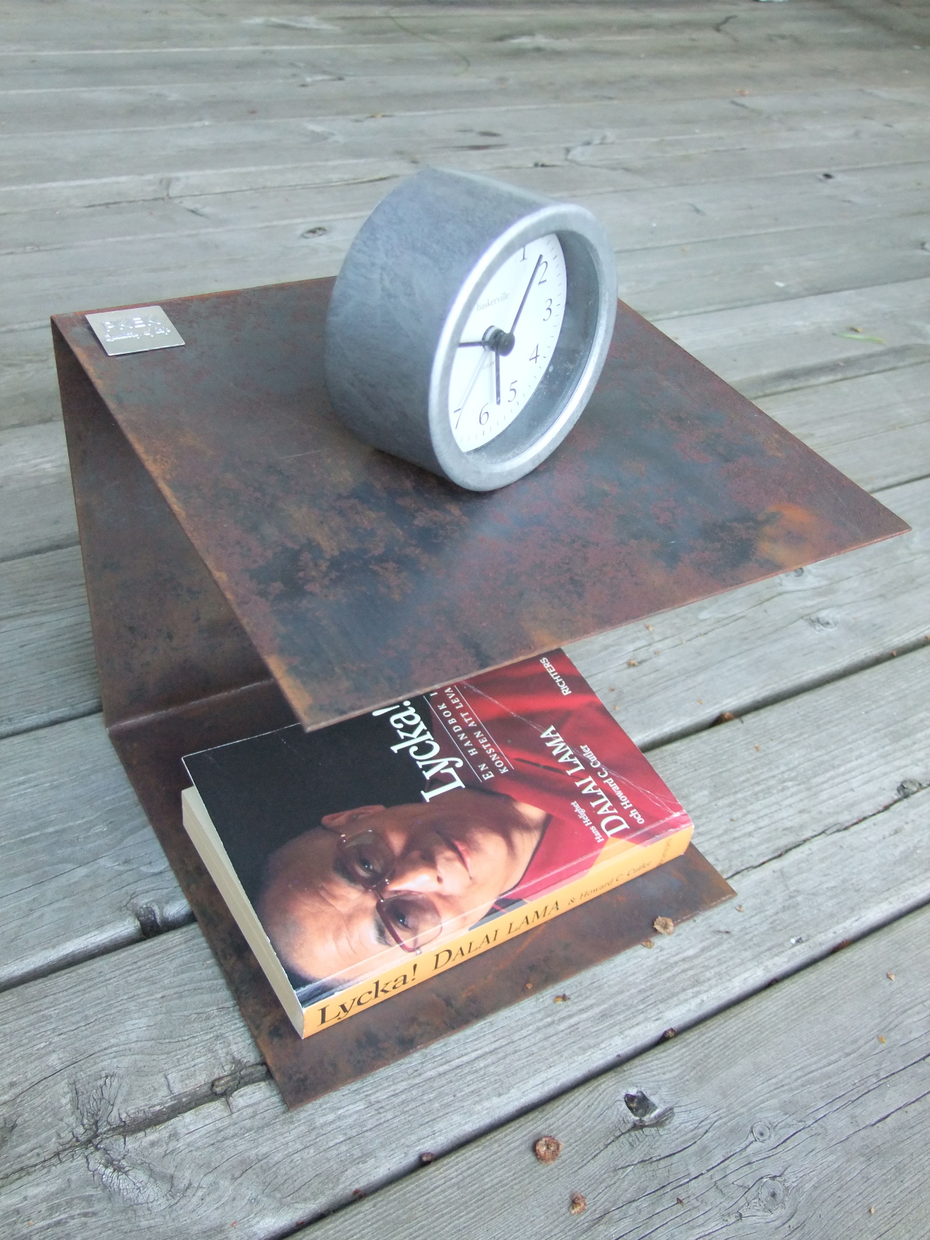 SÄNGBORD / HYLLA  STÅL LITET - 3