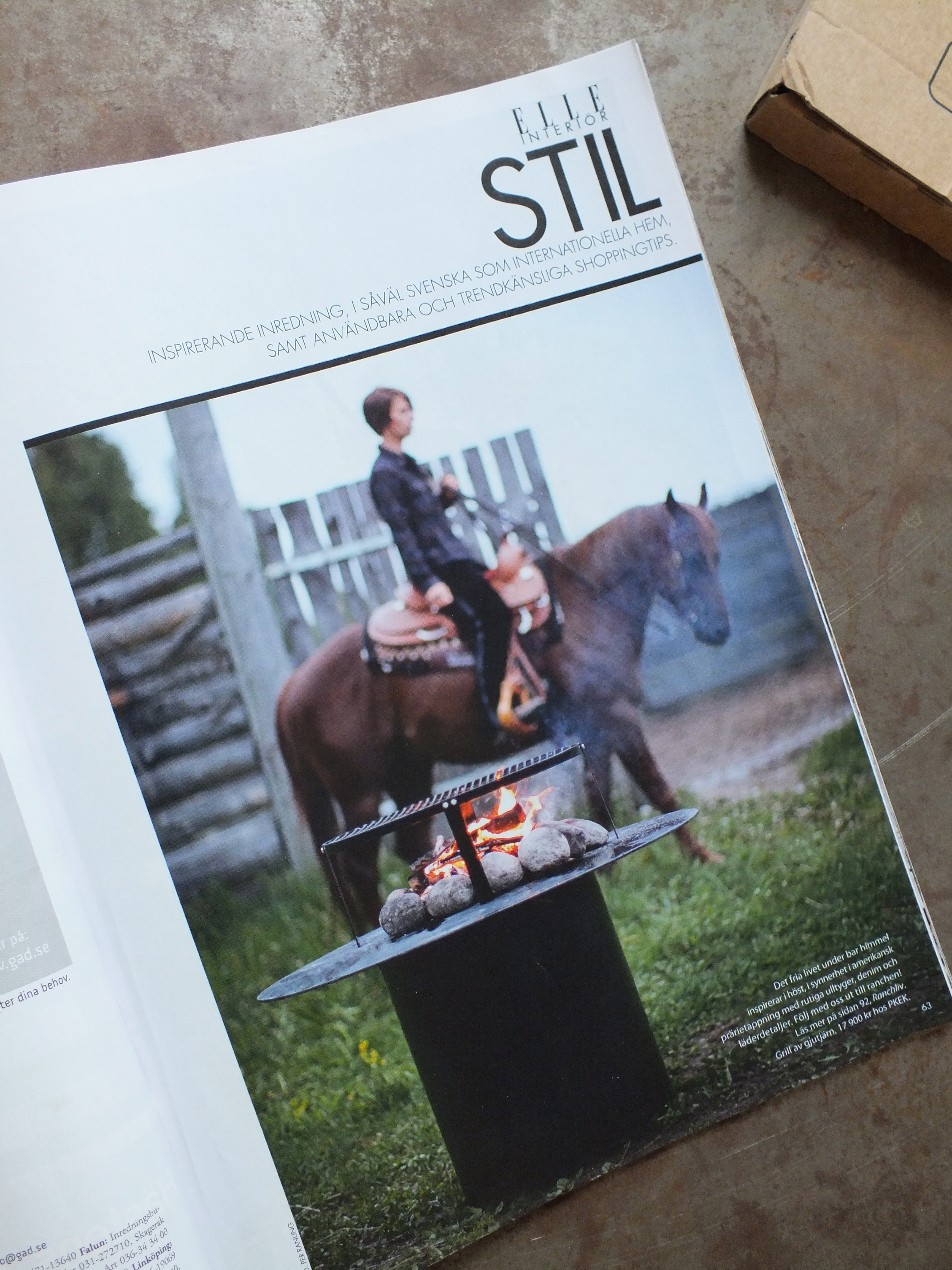 PKEKS MINGELGRILL I ELLE INTERIÖR!