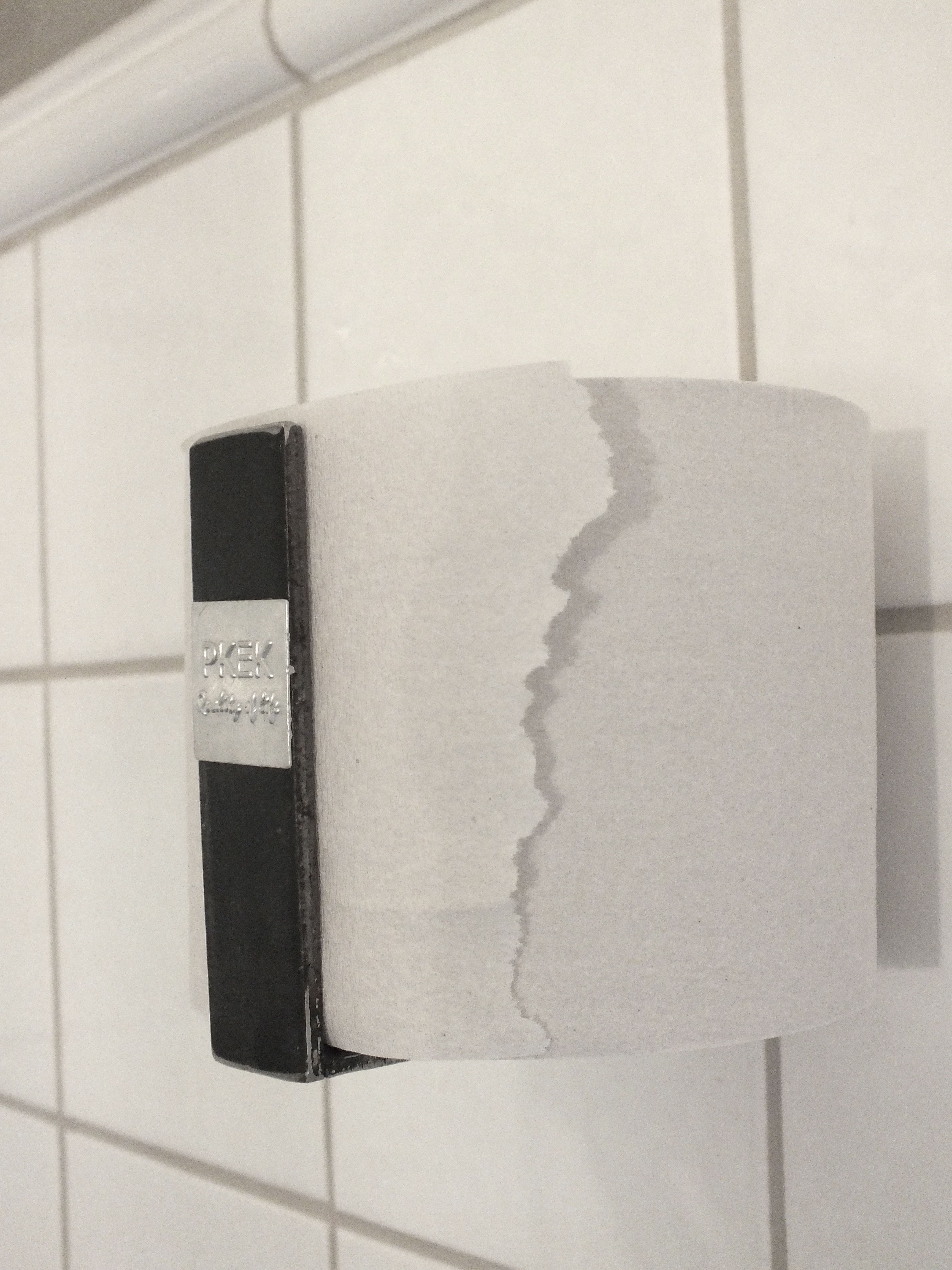 PAPPERSHÅLLARE BADRUM  STÅL - 3