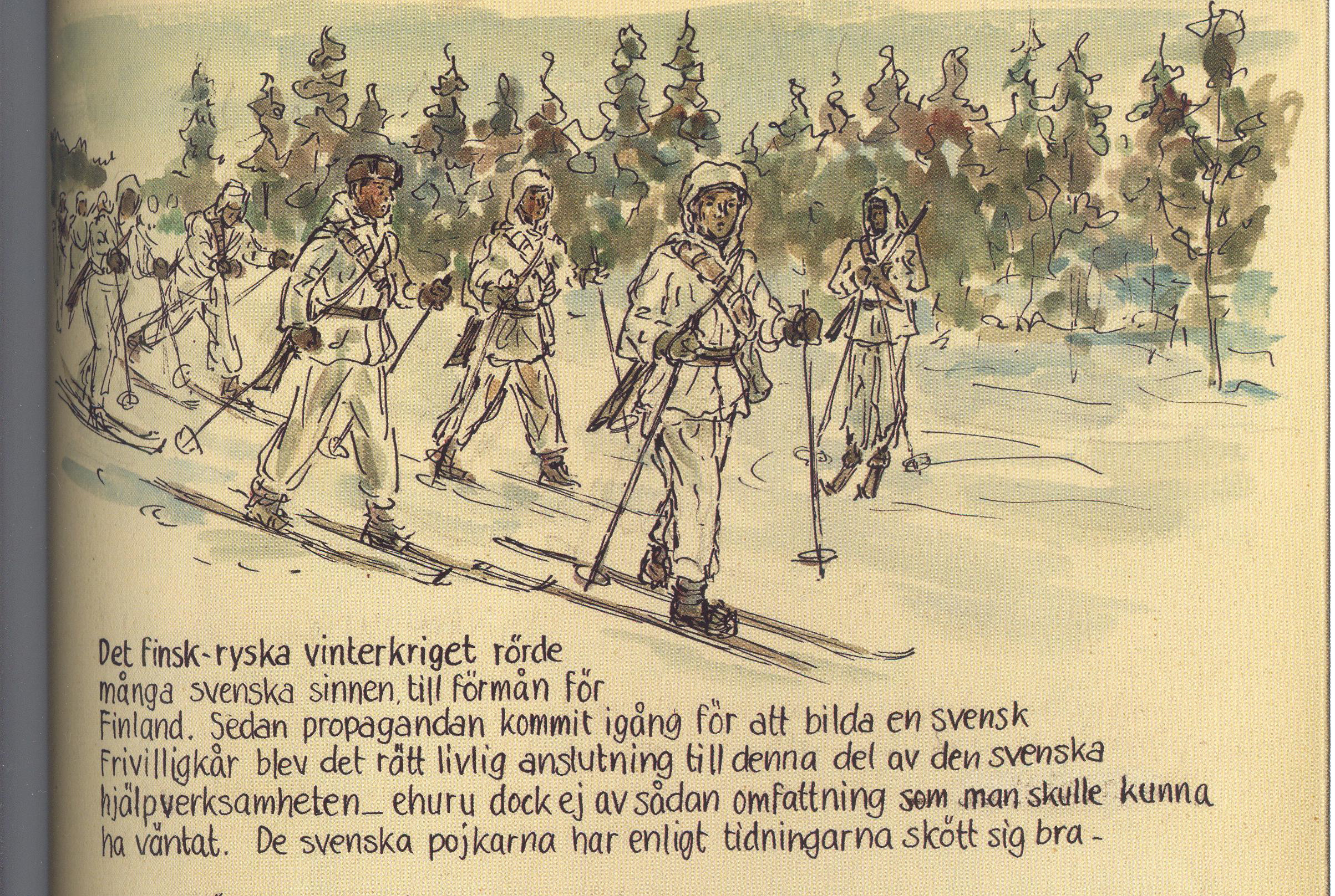 Någonstans i Sverige - beredskapslivet 1939-45 genom en tecknares ögon - 5