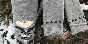 woolisar - Tjockstrumpa kurbits grå