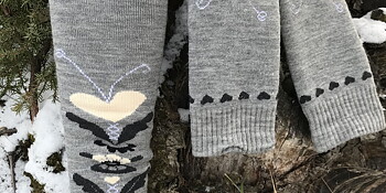 woolisar - Tjockstrumpa kurbits grå