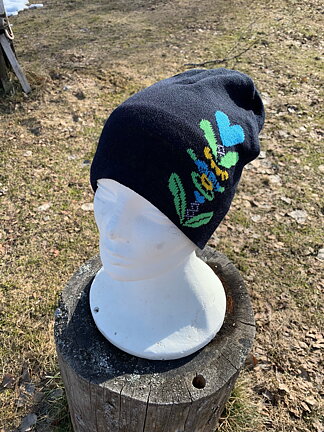 woolisar - Kurbits mössa marinblå