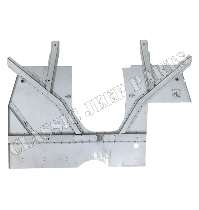 Front floor pan 3/4 WILLYS MB FORD GPW 1945 for Deep Mud Exhaust system