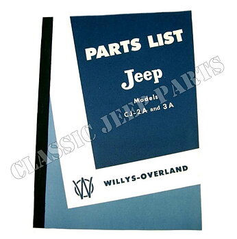 Parts manual CJ2A/3A