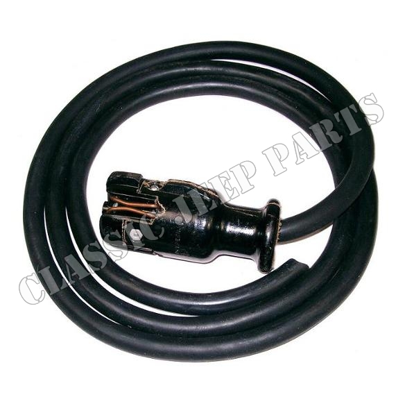 Kabel med WAGNER Bakelit kontakt WILLYS MB BANTAM T3 NOS