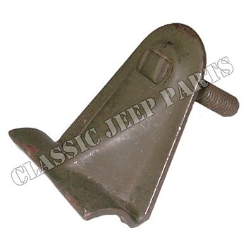Bracket windshield adjusting knob weld in place NOS