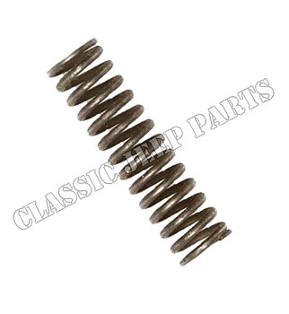 Oil pump plunger spring
