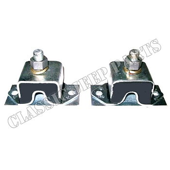 Front engine rubber mount pair