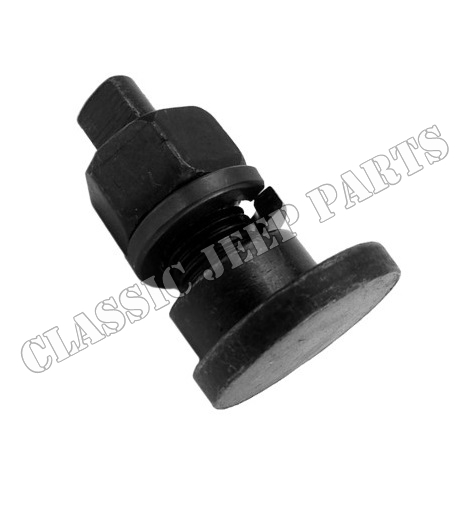 Brake shoe eccentric bolt