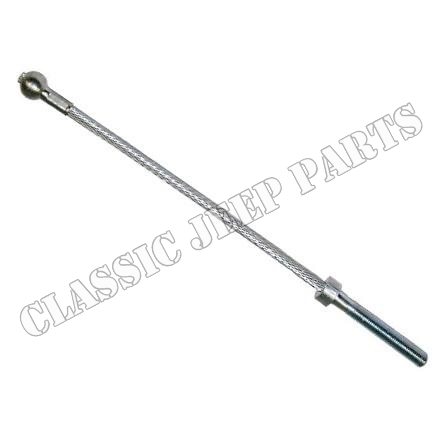 Cluch control lever cable