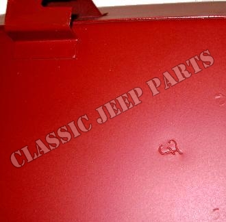 Front fender left FORD GPW F-script - 2