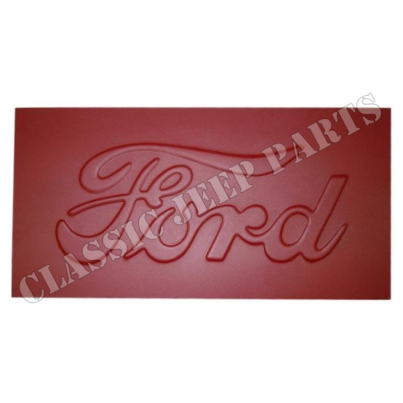 Stamped FORD patch for tail panel